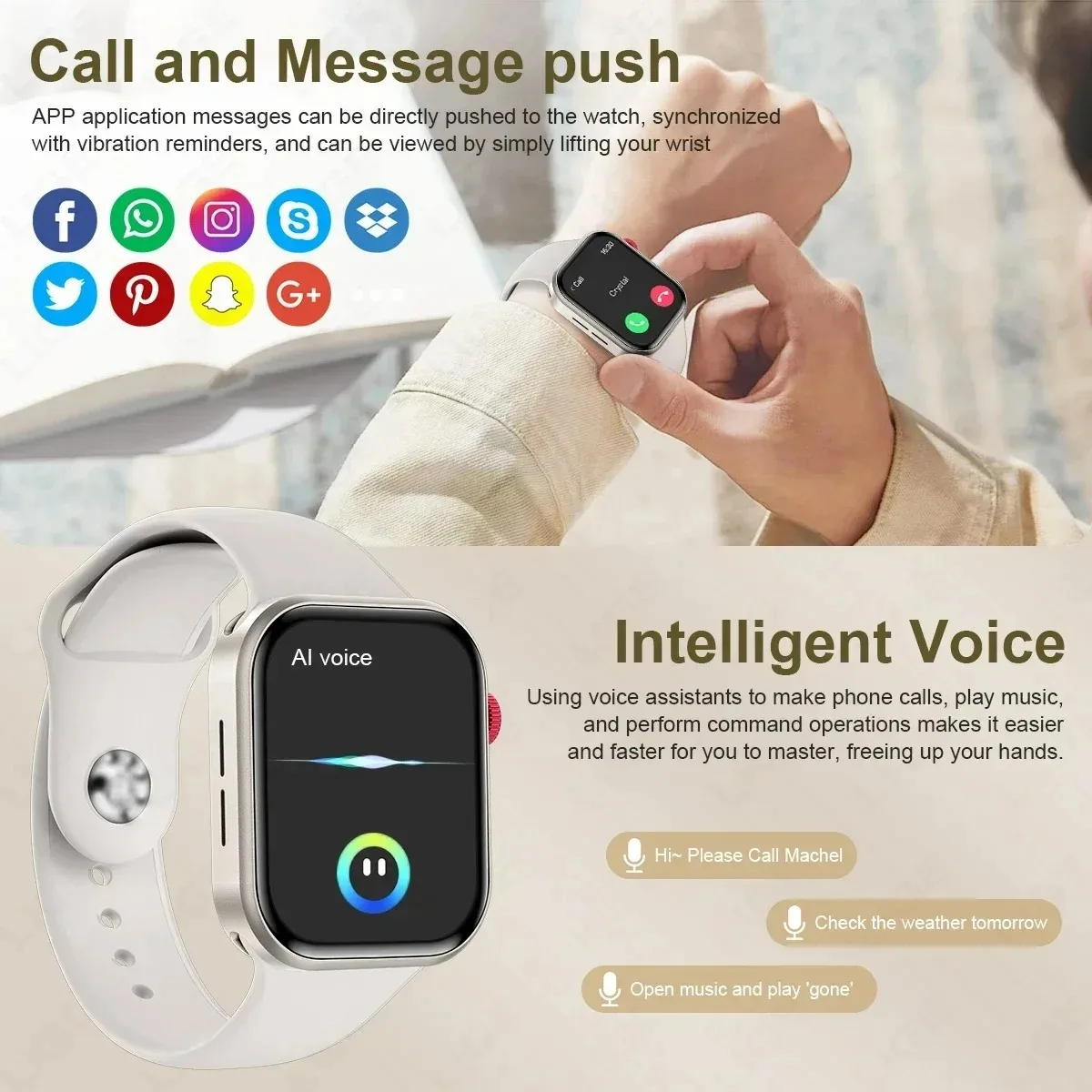 Xiaomi 2026 لـ FIT 3 2.01 "HD شاشة ساعة ذكية للنساء والرجال ساعات بلوتوث دعوة ساعة ذكية 9 جهاز تعقب للياقة البدنية الرياضية