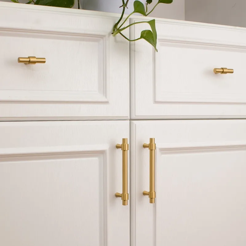 Solid Brushed Antique Brass Bronze 500mm 19.5'' Inch Pull kitchen Knobs T bar Funiture Wardrobe Appliance Handle