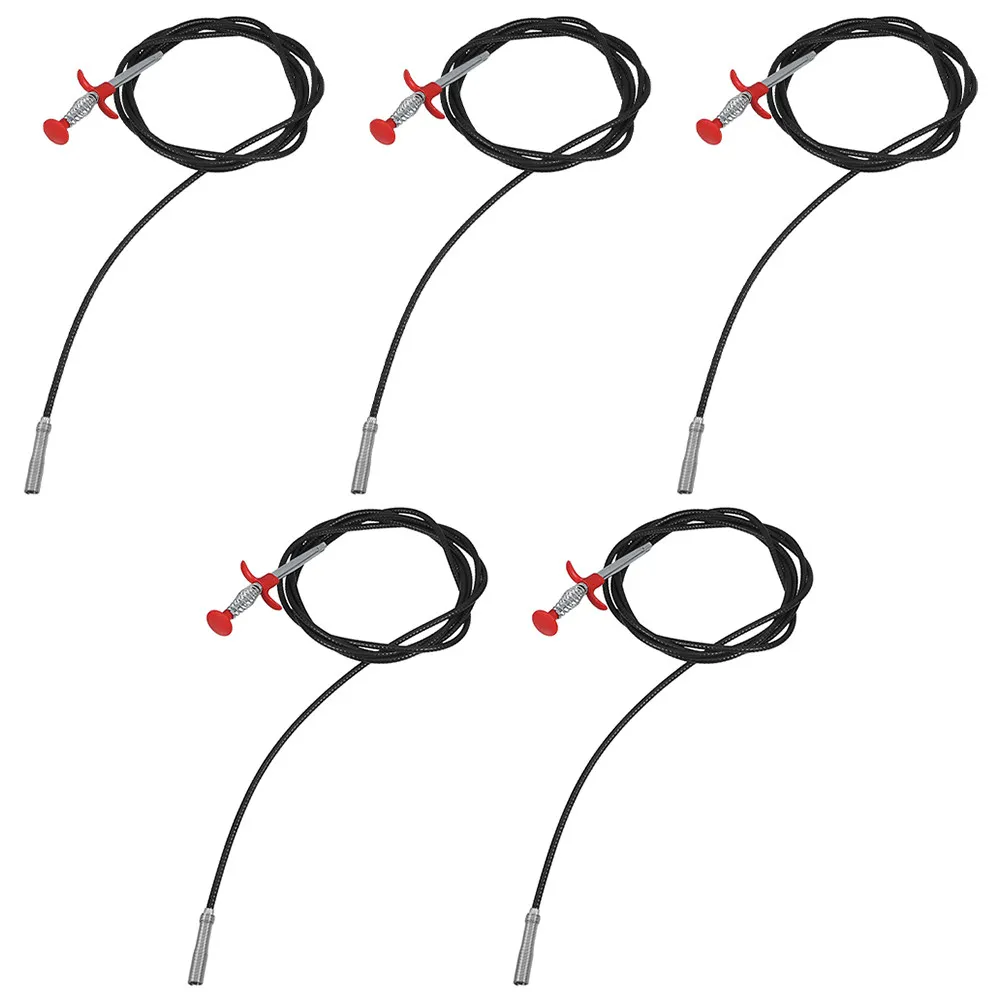 

5Pcs Flexible Grabber Reacher Tool Set 4-Claw Bendable Drain Cleaner for Sink Toilet Pipe Clog Remover Dredging Tool