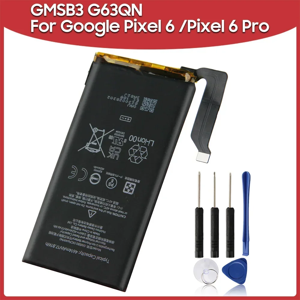 Production Date 2025 Replacement Battery GMSB3 For Pixel 6 G63QN For Pixel 6 Pro 6A Pixel6 Pro Pixel6A Premium Phone Batteries