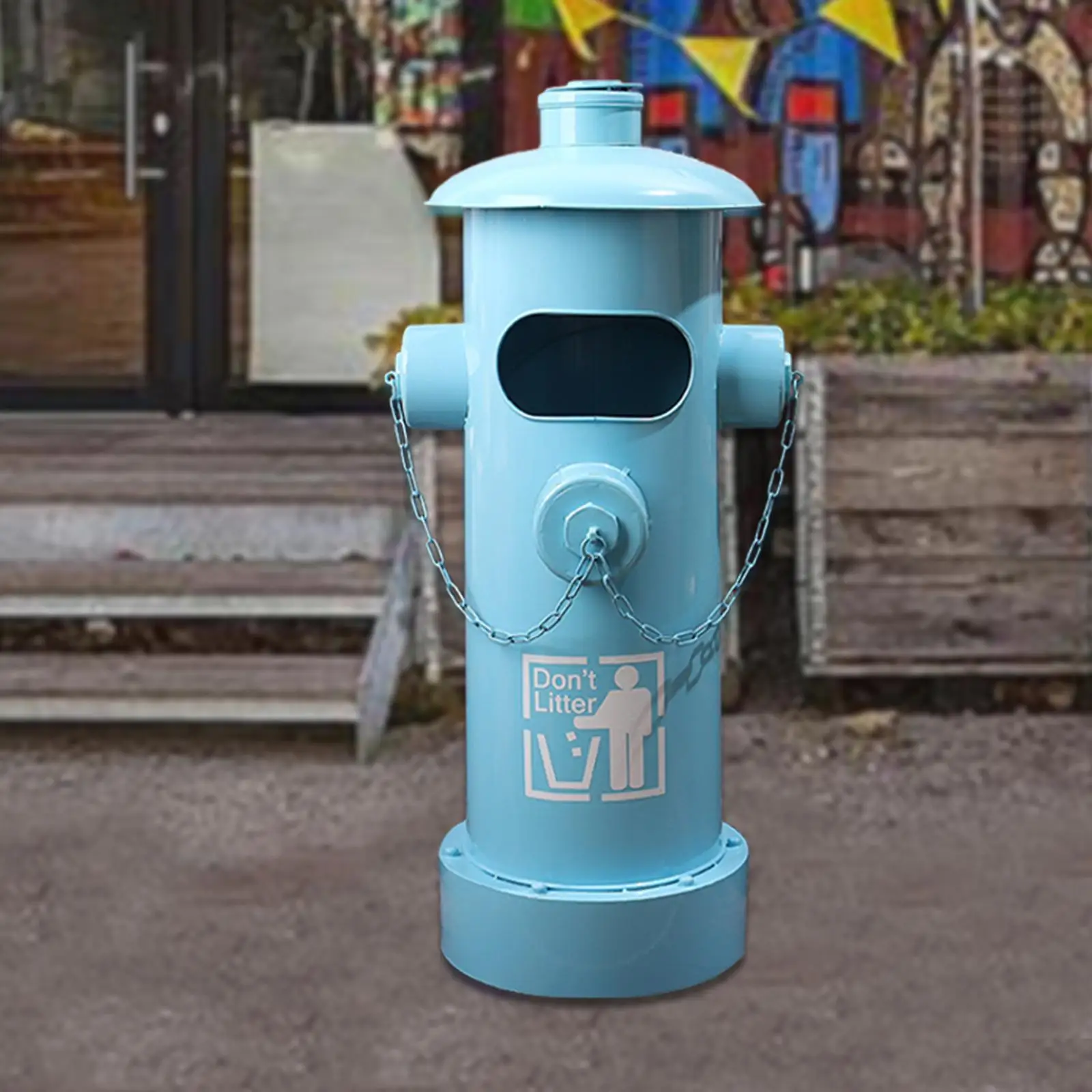 Fire Hydrant Trash Can Garbage Recycling Bin for Home Kitchen Indoor Outdoor