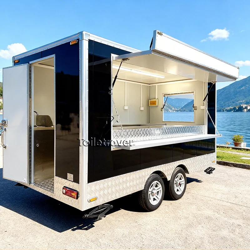 Custom Mobile Food Van Trailer Churro Food Truck Pizza Mobile Custom Food Truck Trailer Mobile Small Food Trailer Bar for Bakery