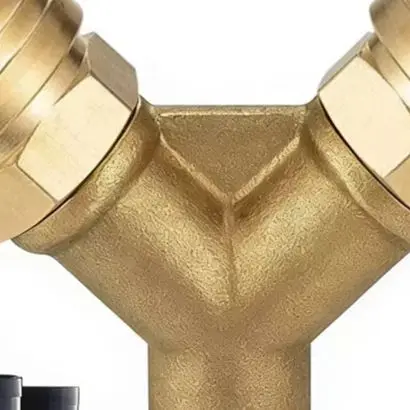 1/4 Inch Brass Compressed Air Distributor 3 Way Fitting Connector For Pneumatic System Workshop Industrial Valve Tool Accessory