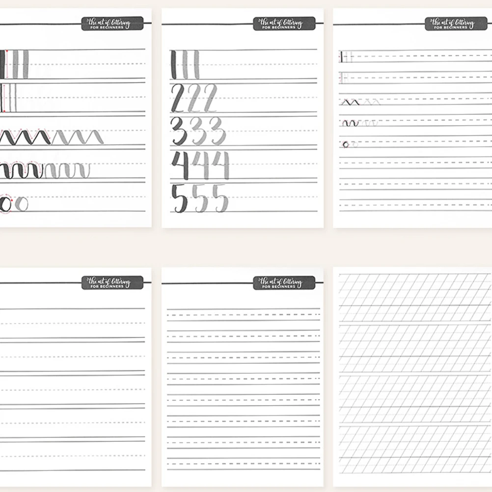 

1pc English Letter Writing Practice Book A4 40 Pages Alphabet Handwriting Workbook For Uppercase Lowercase