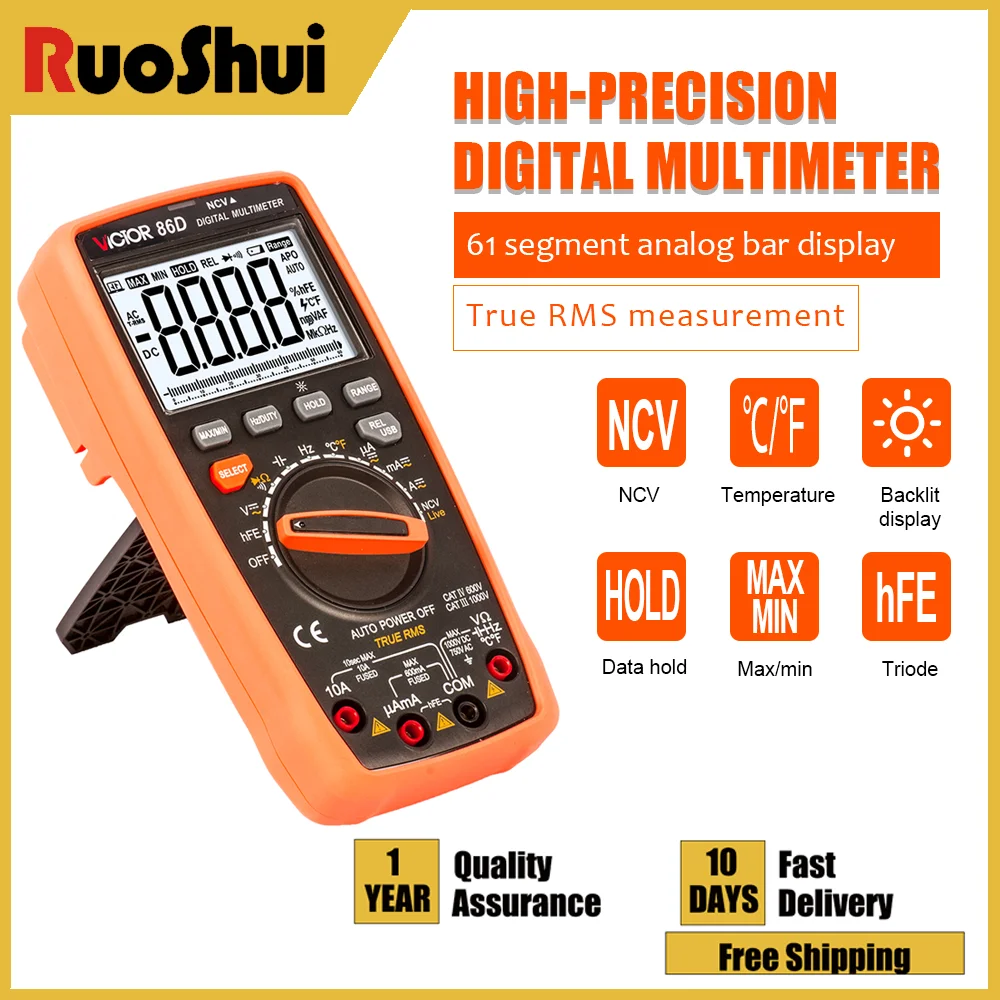 victor-86bcde-digital-multimeter-22000-counts-ac-dc-temperature-frequency-usb-tester-connect-transfer-ncv-non-contact-measurment