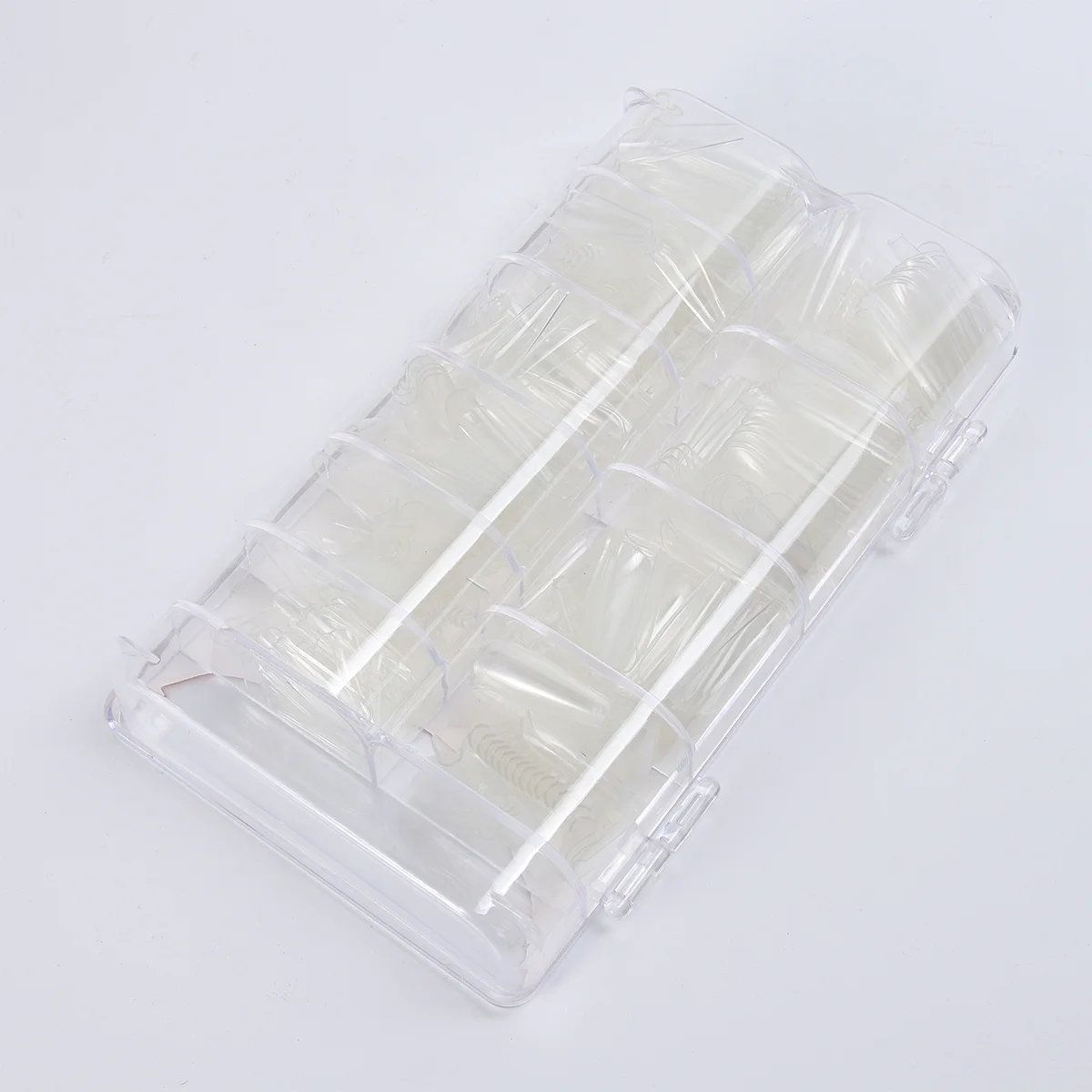 

Ipetboom Coffin False Nails Full Cover Artificial Tips Clear On Nail Art Stickers Short Design Salon Quality