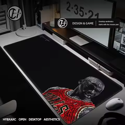 Basketball Mouse Pad Gaming Laptops Mousepad Gamer Keyboard Mat Deskmat Desk Protector Pc Accessories Mats Anime Mause Pads