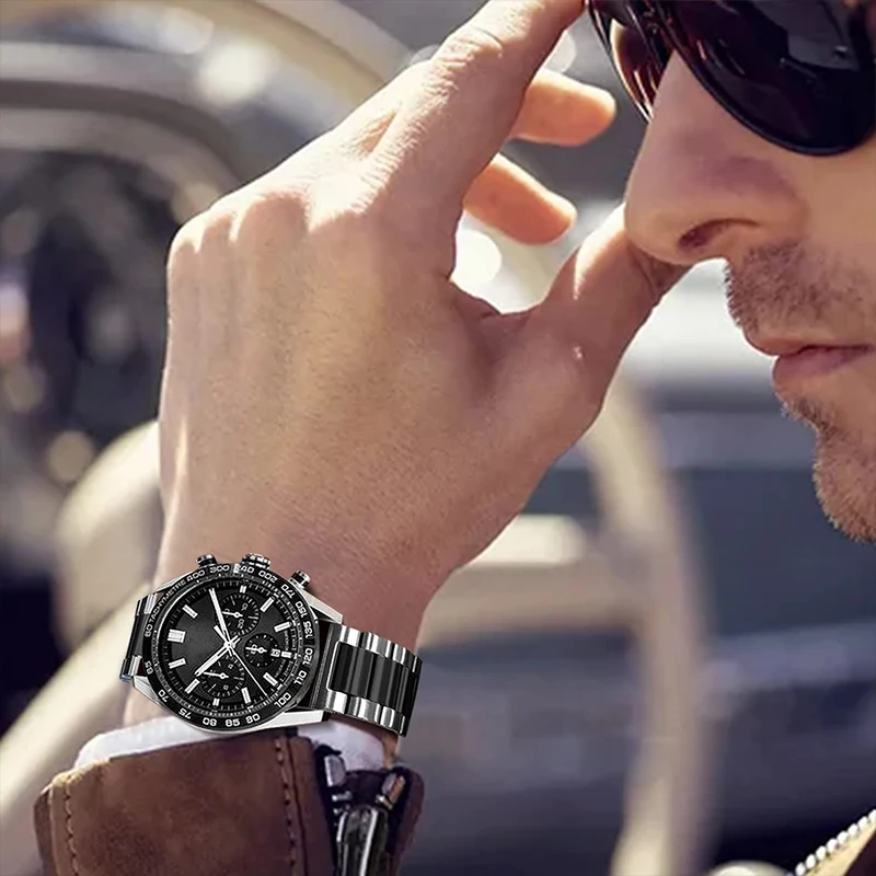 Gelang baja tahan karat untuk Samsung Galaxy watch 6/5 pro/4/Klasik 20mm 22mm gelang rantai logam tali GTS-GTR-4-3-2e-mini amazfit