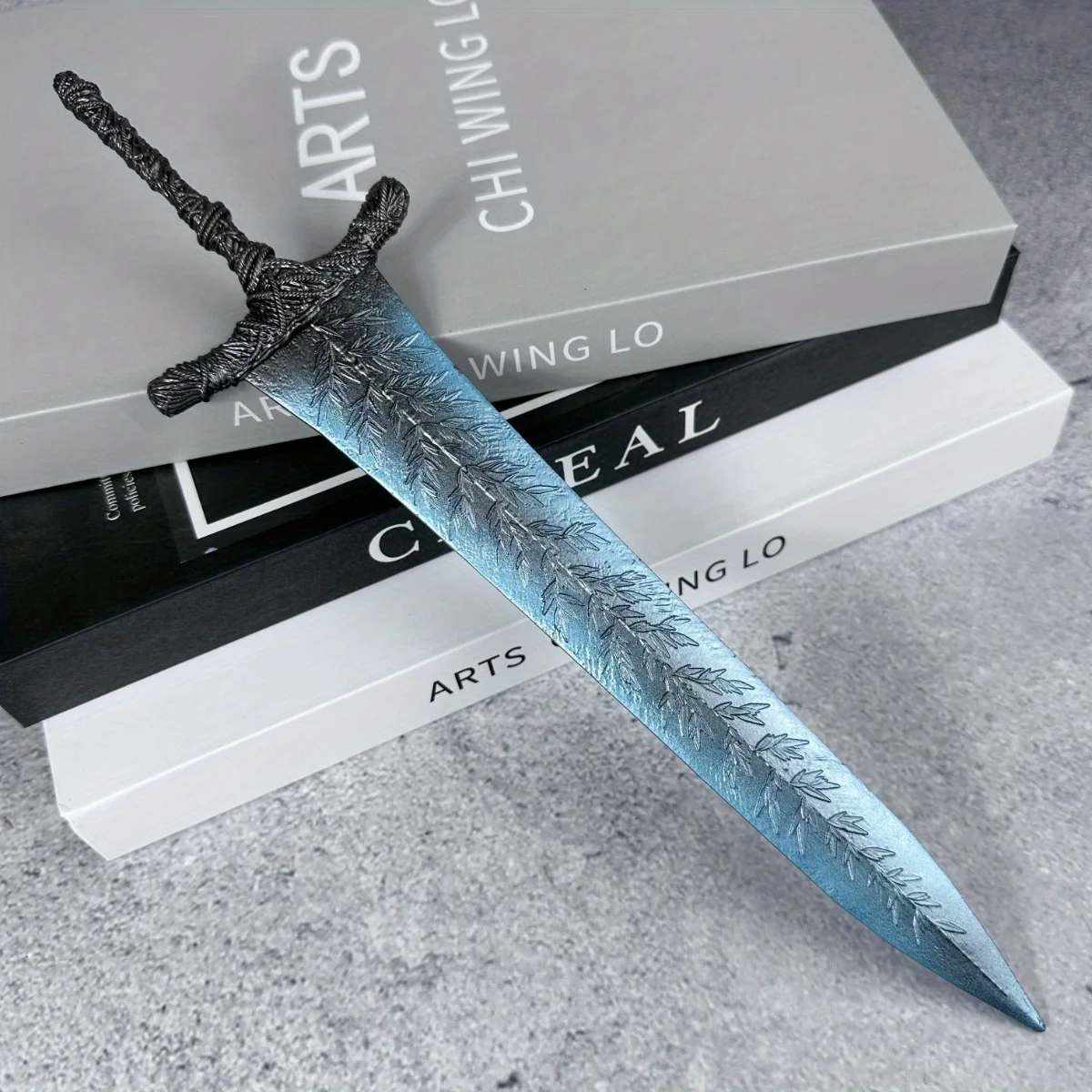 30cm Elden Katana Anime Steel Ninja Knife Samurai Sabre Metal Moon Ice Greatsword Ranni Sword Real Size Japanese Katana Gift