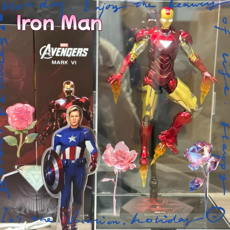 

Zd Toys Iron Man 3 Mk15 Sneaky Nightclub 1/10 Action Mark Mk 6 Figure Marvel Movable Figurine War Machine Action Figures Model