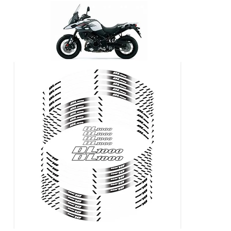 FOR SUZUKI DL1000 Motorcycle Parts Contour Wheel Decoration Decal Sticker - D