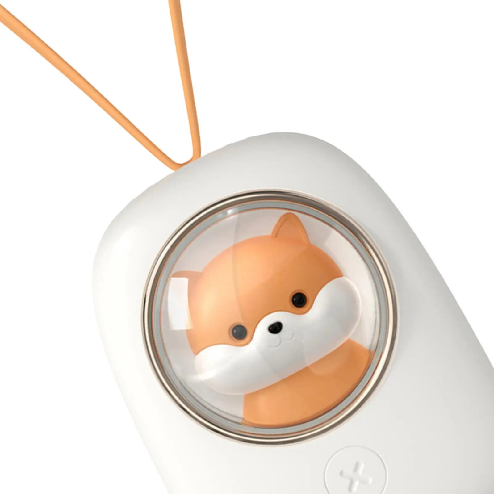 مروحة معلقة الرقبة مع ضوء الليل ، حر اليدين للأطفال ، لطيف ، السفر ، في الهواء الطلق