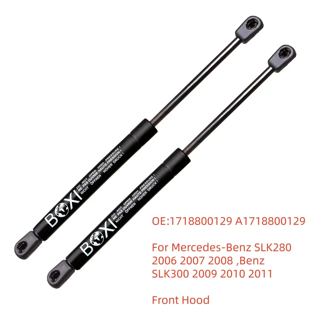 2 шт. передних амортизаторов капота (упоров) 6690 1718800129 для Mercedes-Benz SLK280 2006-2008, SLK300 2009-2011
