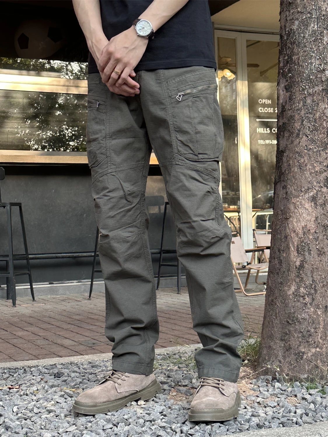 

Retro American Work Pants 2025 Men's Summer Thin Faionable Casual Pants Autumn Winter Versatile Long Trousers Youth Sle