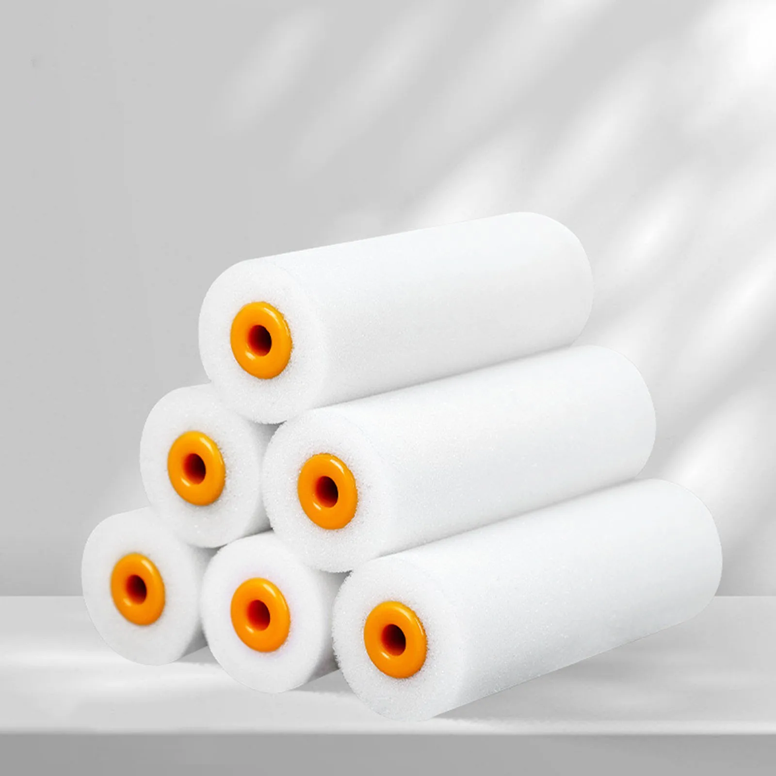 10 Pack Mini Paint Roller 4 Inch Reusable Art Craft Paint Roller No Lint Shedding for Walls Cabinets Doors House Painting