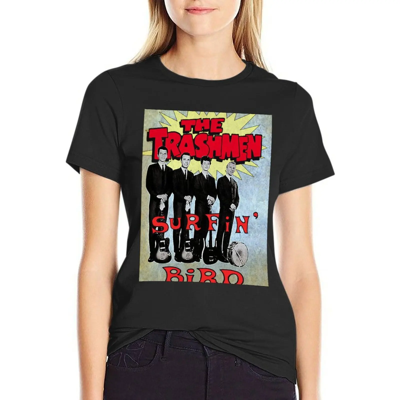

The Trashmen - Surfin Bird T-Shirt funnys aesthetic clothes customs design your own plus sizes designer clothes Women luxury