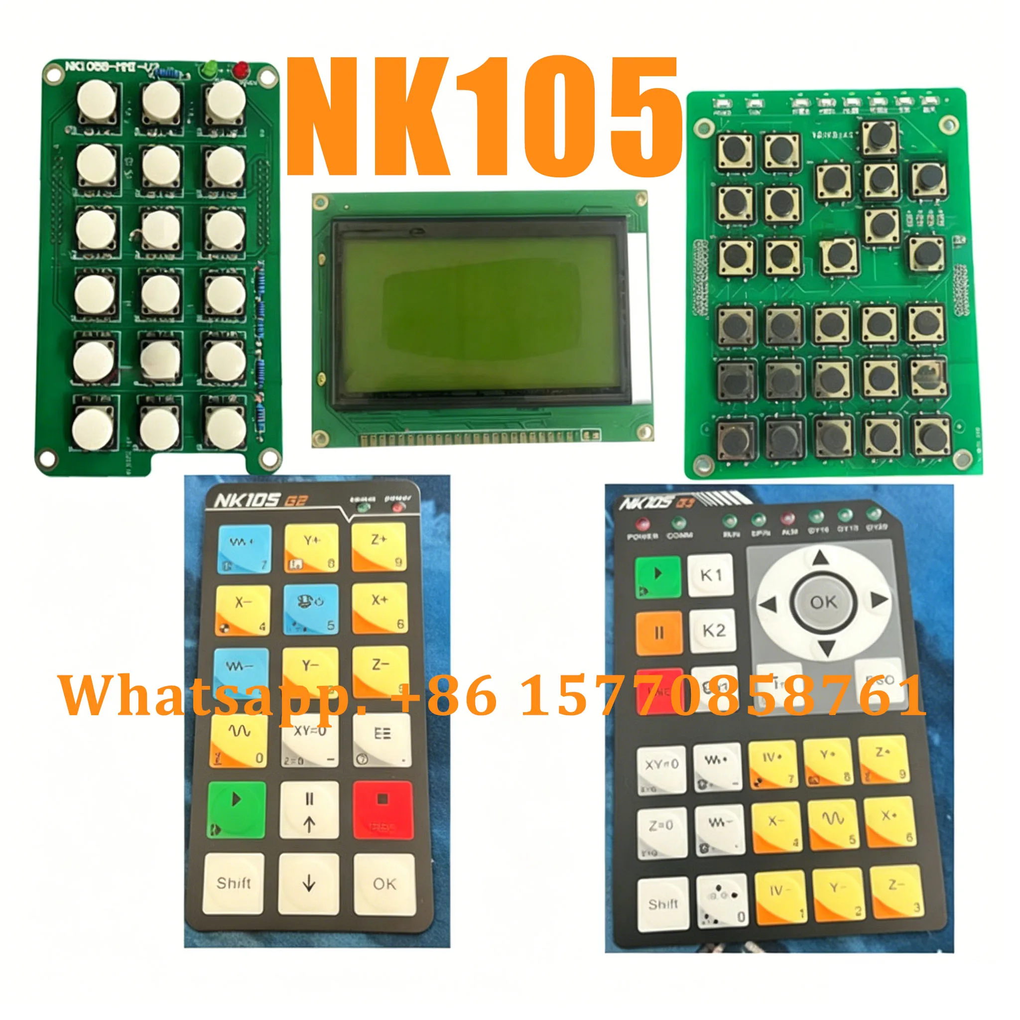 WEIHONG NK105 G2 G3 Handle Button Film Button And Display CNC Woodworking Engraving Controller Parts