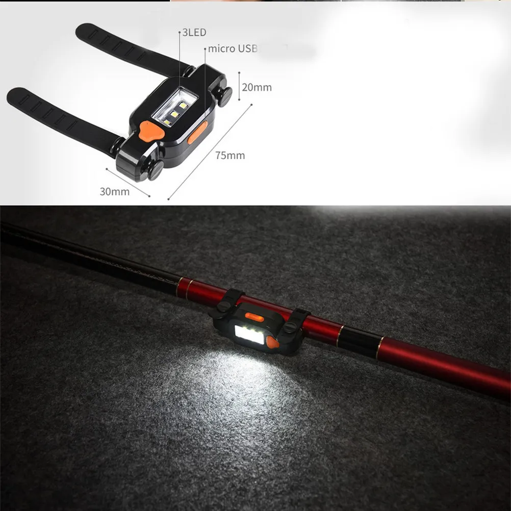 Gravity Sensing Fishing Bait Lamp High Sensitivity Night Fishing Light Rechargeable Bait Indicator for Fish Swallow Detection