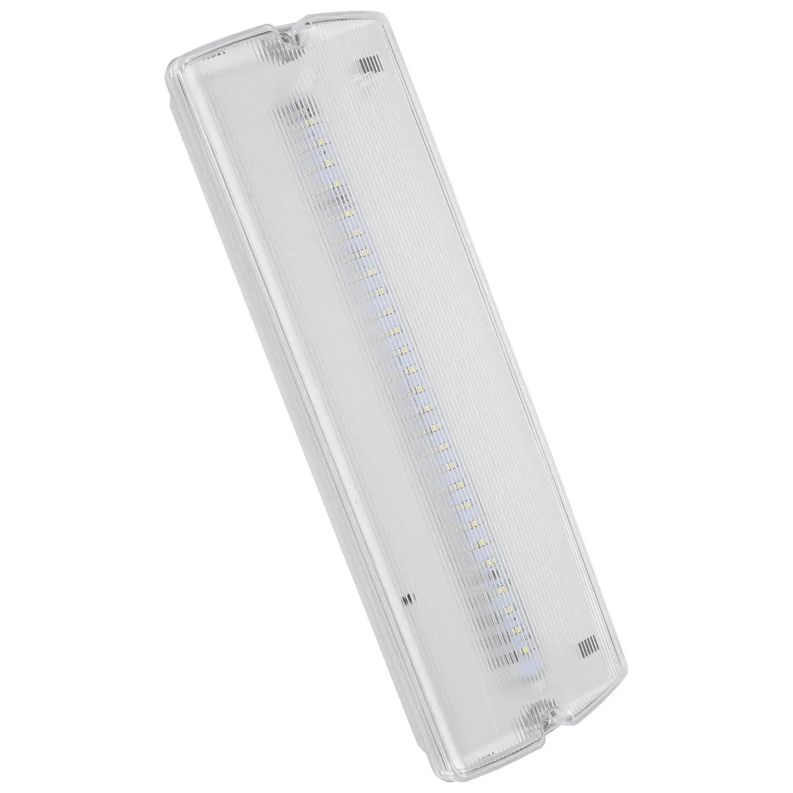 

Emergency Light Led Exit Sign Wall Mounted Plastic Safety Lamp For Public Places Business Corridor Staircase Exit Indicator
