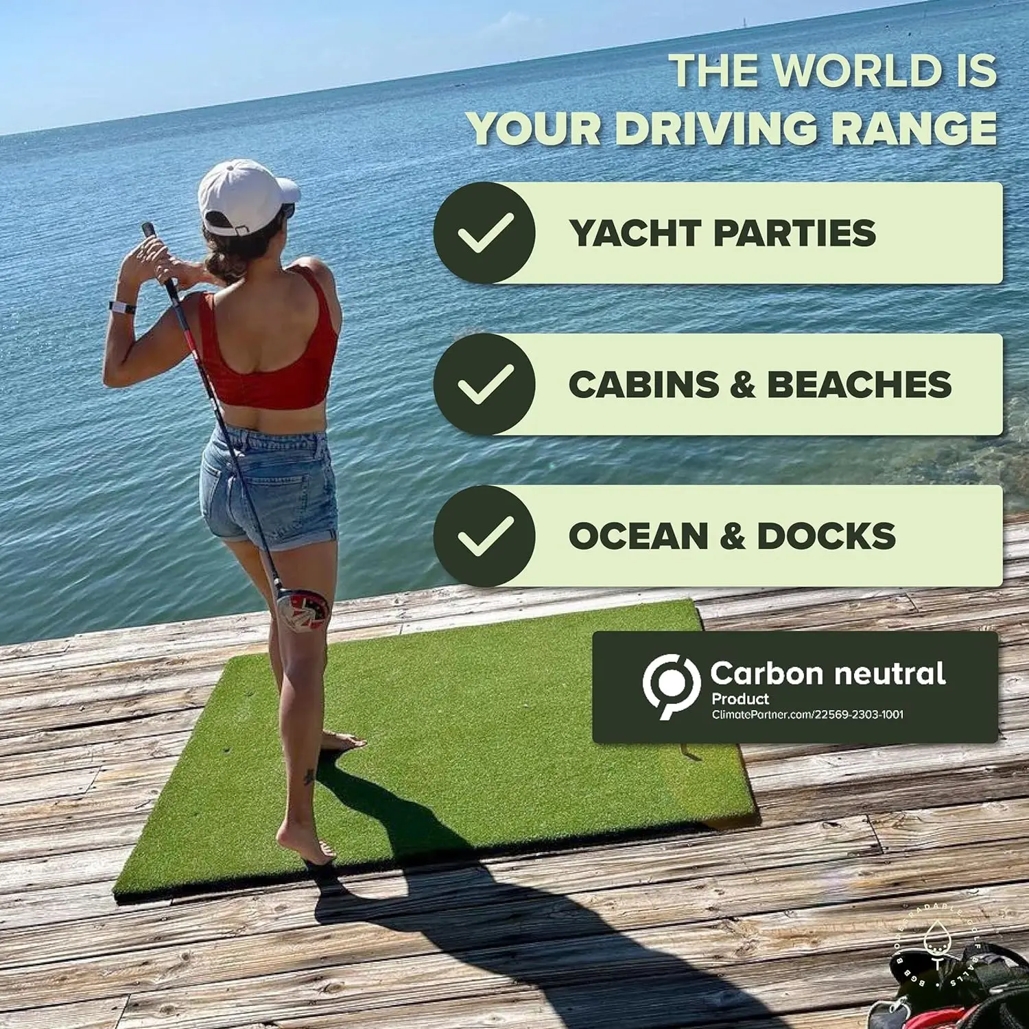 Dissolvable Golf Balls, Eco Friendly 2
