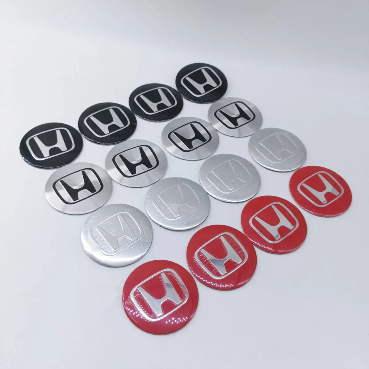 ملصق معدني لغطاء مركز عجلة السيارة ، ملصق ديكور عجلة السيارة Honda cival corda ، 56 ، 4 Badge