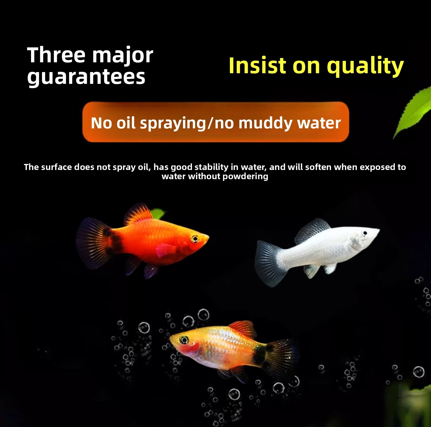 yeeb Special Slow-Sinking Fish Food for Mickey Fish, Molly Fish,Balloon Fish,Moonlight Fish,Guppy - High Nutrition Aquarium Feed view 6