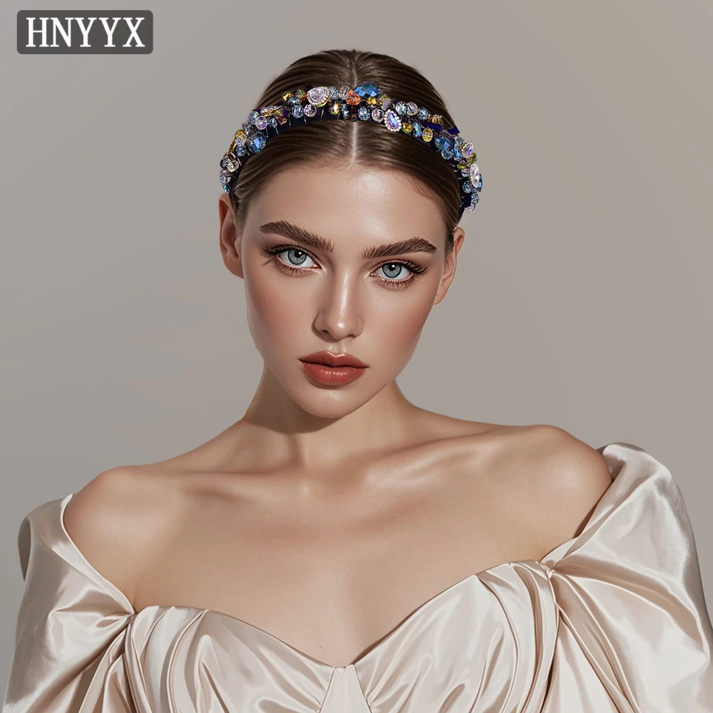 

YouLaPan Luxury Crystal Women Headband Vintage Wedding Head Hoop Hair Accessories Bridesmaid Party Handmade Headpieces A341