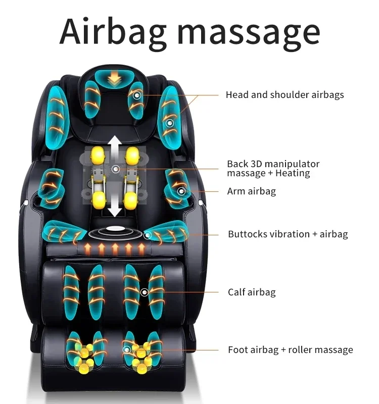 2026 Hot Sale Electric Sofa Pedicure Foot Spa Shiatsu Recliner Massage Chair view 5