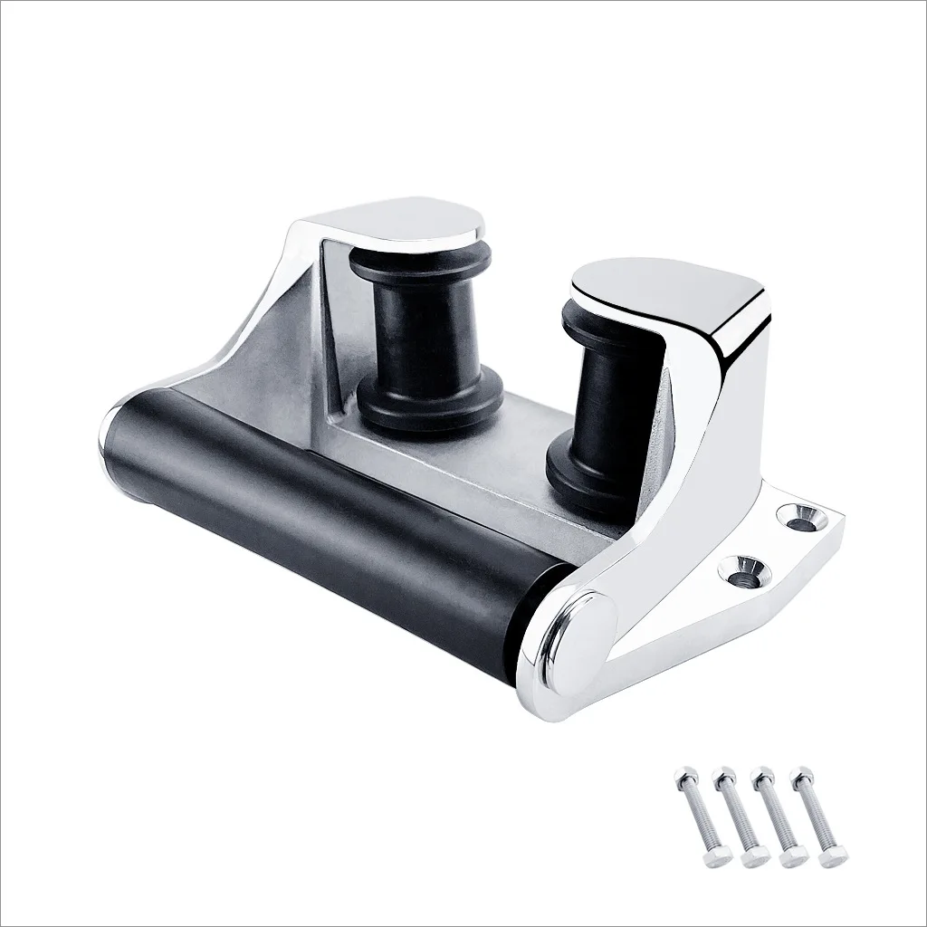 Imagem -05 - Pesados Arco do Barco Fairlead Rolo Roda de Choque Braçadeira Marinha Bollard Âncora Rolo Acessórios de Ferragem Aço Inoxidável 316
