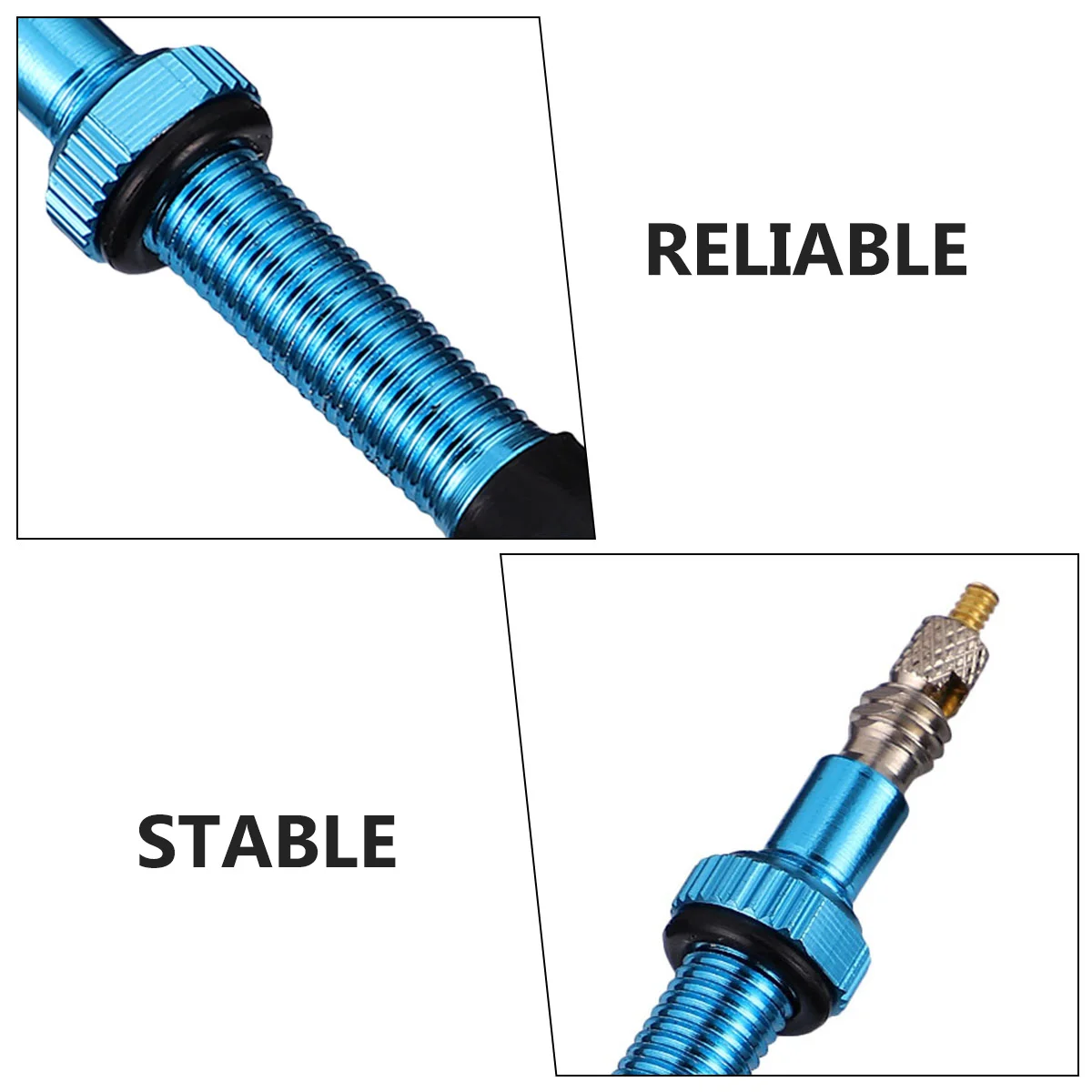 

1Pcs Professional Bike Vacuum Valve 40mm Oring Design Durable Easy Install Cycling Inflating Tubeless Air Bicycle