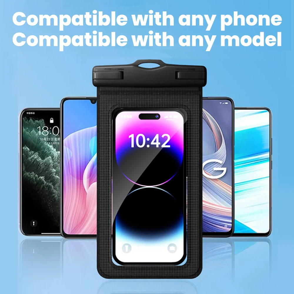 Transparent Mobile Phone Waterproof Bag Swimming&Diving Snow Rainforest Underwater Protection Dry Bag Waterproof Cover With Seal view 6