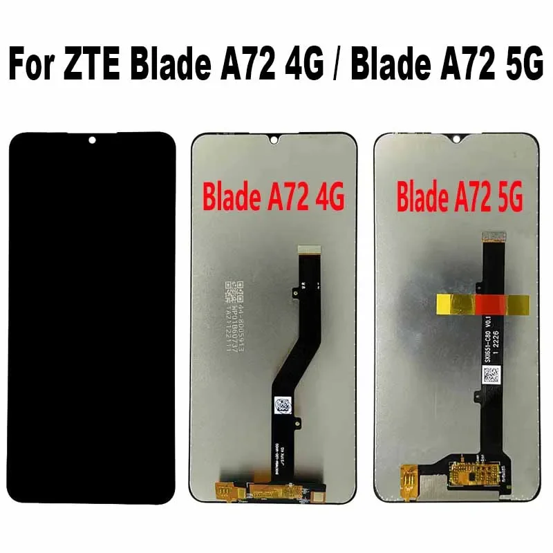 

Для ZTE Blade A72 4G LCD дисплей для ZTE Blade A72 кодирующий преобразователь сенсорного экрана в сборе 7540N