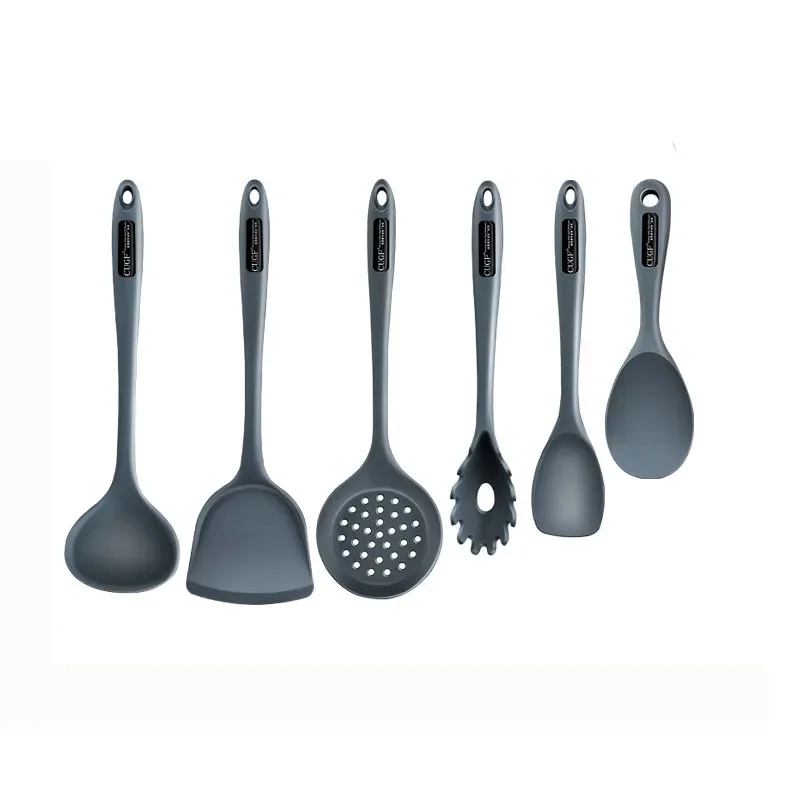 Silicone Kitchenware Set Spatula Spoon Colander Rice Scoop Vermicelli Salad Shovel Food Grade for Kitchen Accessories Cooking