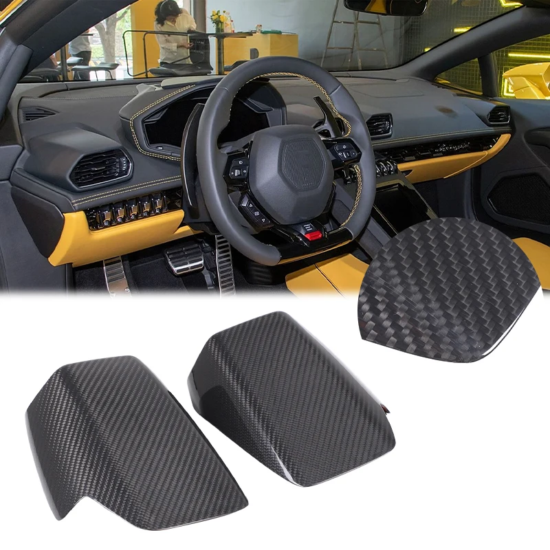 For 2014-2021 Lamborghini Hurricane 580 real carbon fiber central control air outlet decorative frame car interior accessories