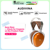 HIFIMAN AUDIVINA Closed Back Planar Over-ear Studio Headphone