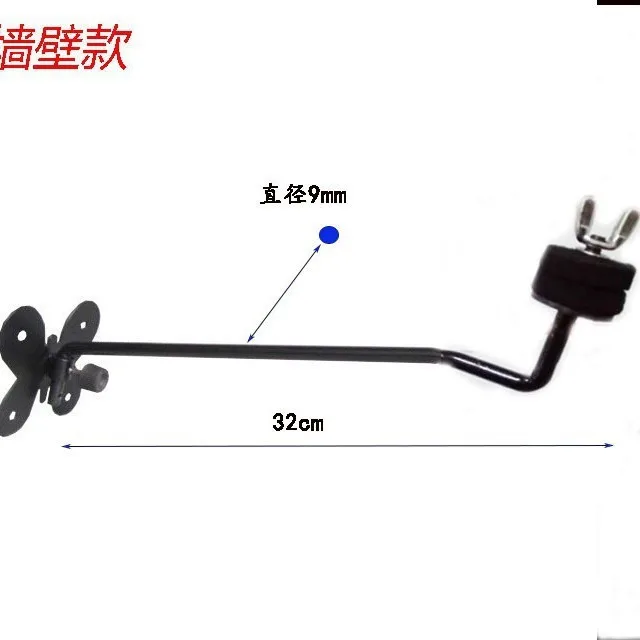 

Wall-Mounted Cymbal Holder Rack Multi-Functional Drum Part Hanger Durable Adjustable Hooks Easy Installation for Cymbal Display