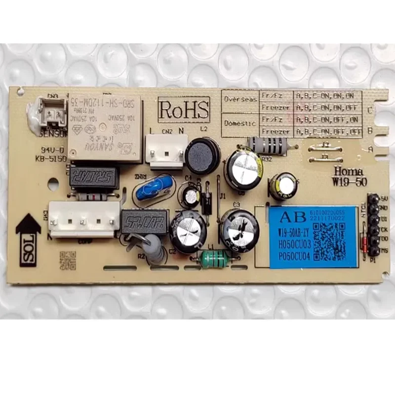 

New For Homa Refrigerator Control Board W19-50AB-ZY Circuit PCB Fridge Motehrboard Freezer Parts