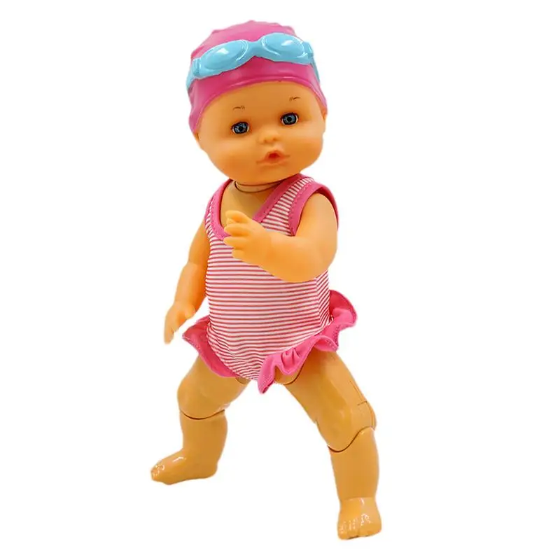 

Waterproof Swimming Doll Kids Toy Swimmer Doll Waterproof Electric Swim Doll Fun & Cute Motorized Swimming Doll For Outdoor