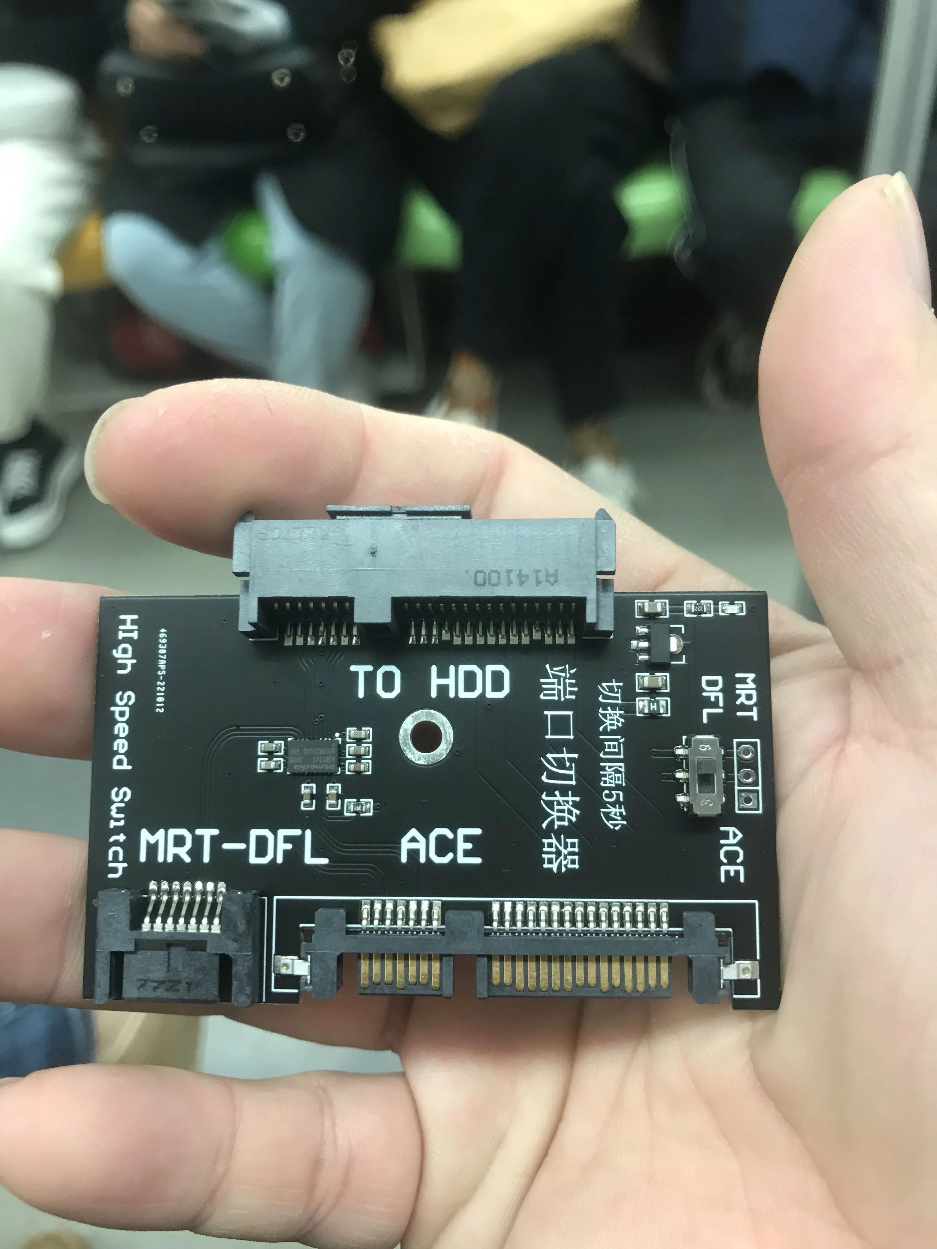 Placa de conversión de conmutador de Puerto SATA para PC3000, herramienta de recuperación de datos MRT DFL