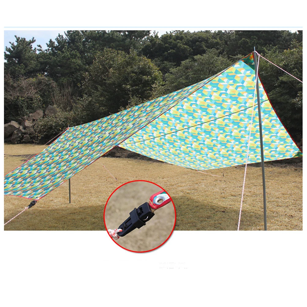 

12Pcs Tent Clip Set All Purpose Plastic Clamps for Outdoor Tarp Fastening Heavy Load Wind Resistant for Canopy Grill Plant
