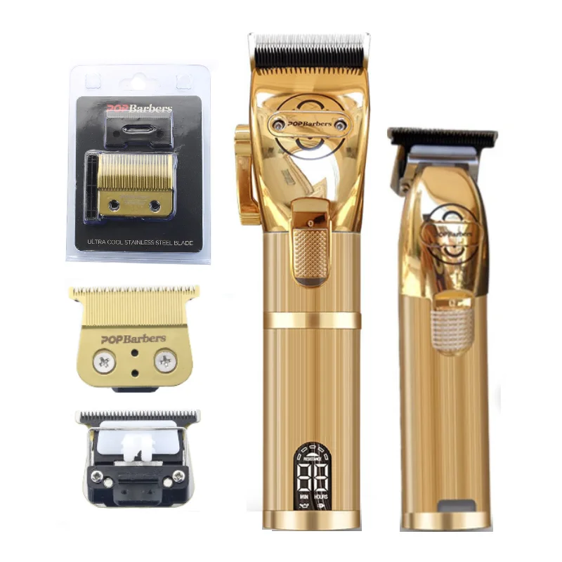 POP Friseure Hair Clipper P800 Messer Kopf P700 Gravur Trimmer Klinge P600 Messer Net EIN Paar von Professionelle Haarschnitt Zubehör