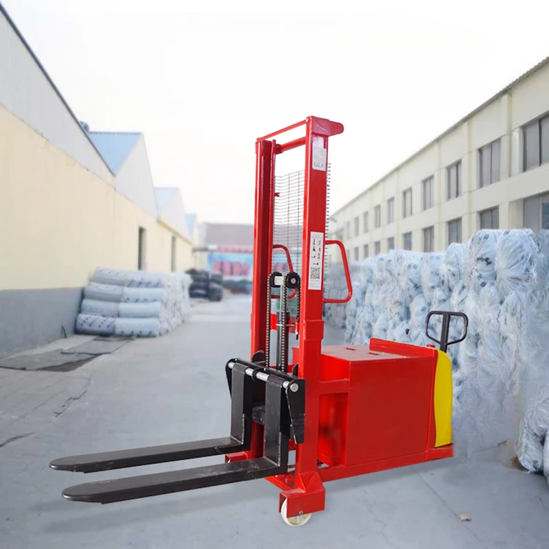 Semi-electric legless counterweight forklift, stacker, hydraulic lift truck, handling loading and unloading truck, 1 ton 2 tons