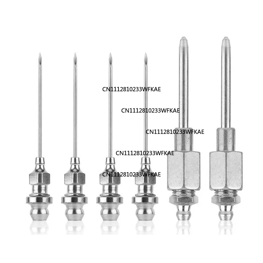 Butter nozzle gun head coupler butter needle set accessories