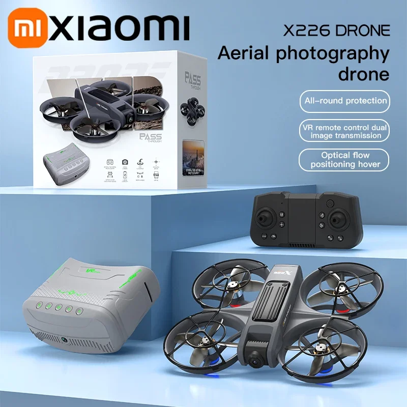 Xiaomi X226 Drone VR 8K Aerial HD Kamera Ganda Cerdas Menghindari Rintangan 5G WIFI Motor Tanpa Sikat GPS Eksklusif VR UAV Baru