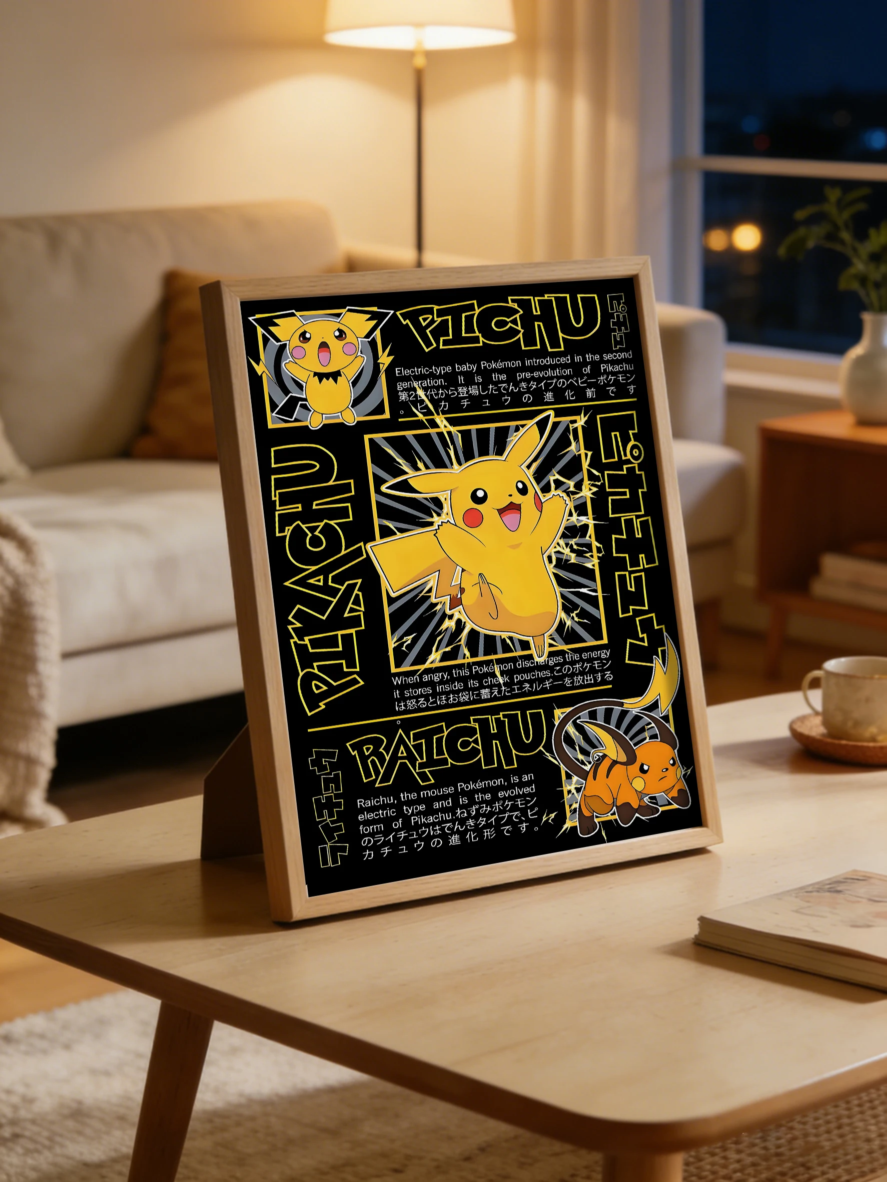 Pokemon Pikachu Series Wooden Puzzle Game - 108/200/300/500/1000 Pieces Brain Teaser Toy for Adults