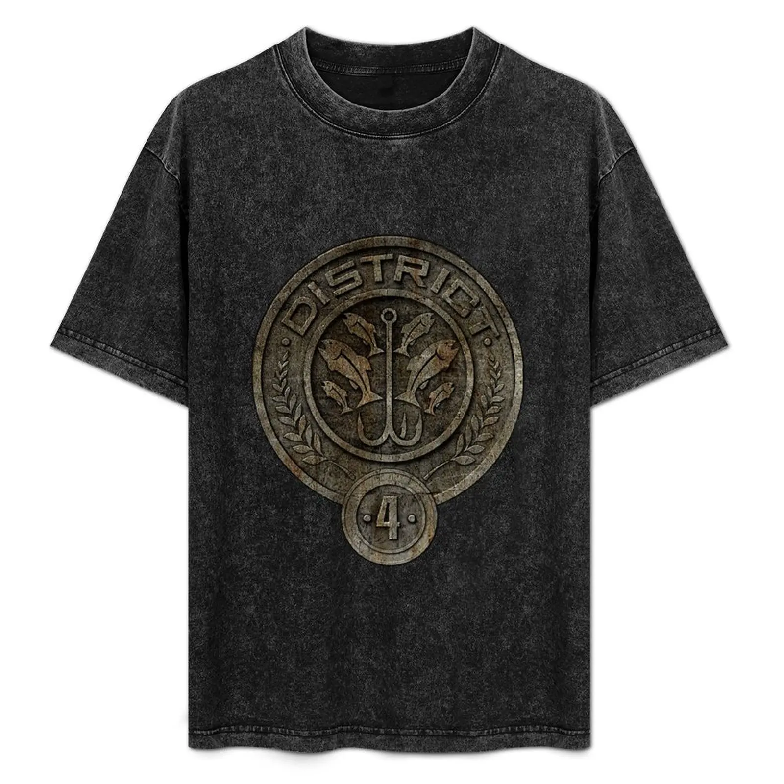 

District 4 T-Shirt Retro Graphic Print T-Shirt