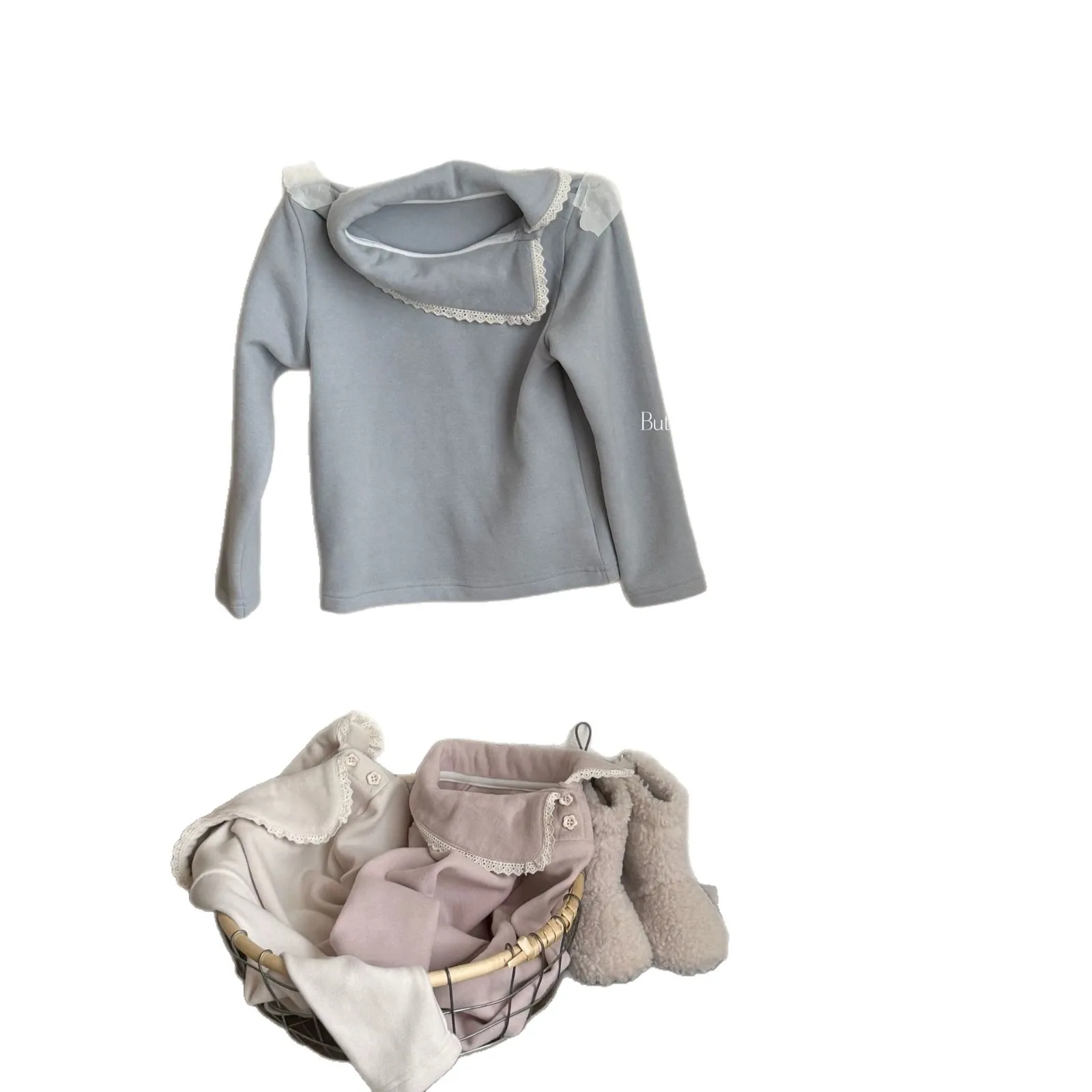 Base Layer Children Trendy Versatile Long Sleeved Top 2026 Autumn New Item for Girls Korean Version Casual Simple Base Shirt