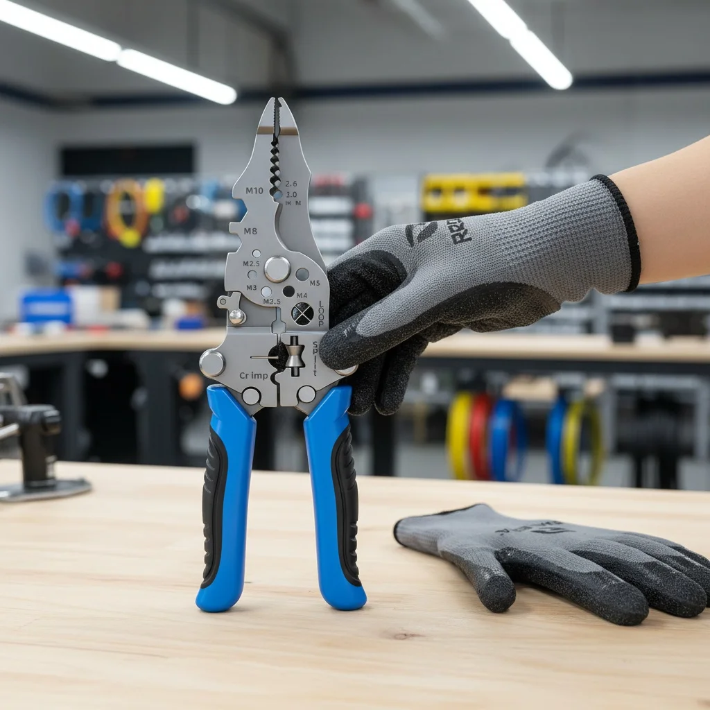 Lockable pliers, glove pouch set, foldable wire removal pliers Electrician pliers Multi-purpose tool
