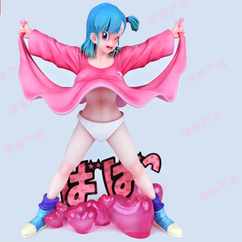 Dragon Ball Anime Statue, Bulma Action Figure, Lifting Skirt, Bulma Model, Anime Beautiful Girl Statue, Collectible Toy, Gift