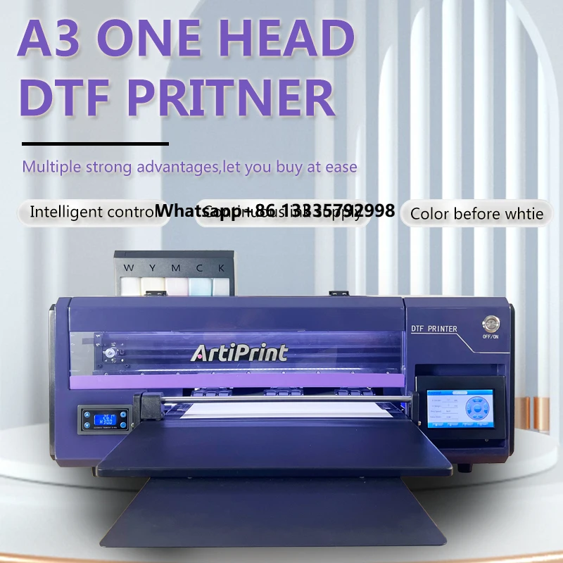 

Artiprint Good Price A3 30cm DTF Direct to Garment Printer Textile Imprimante Clothing Printing Machine for Customization Design